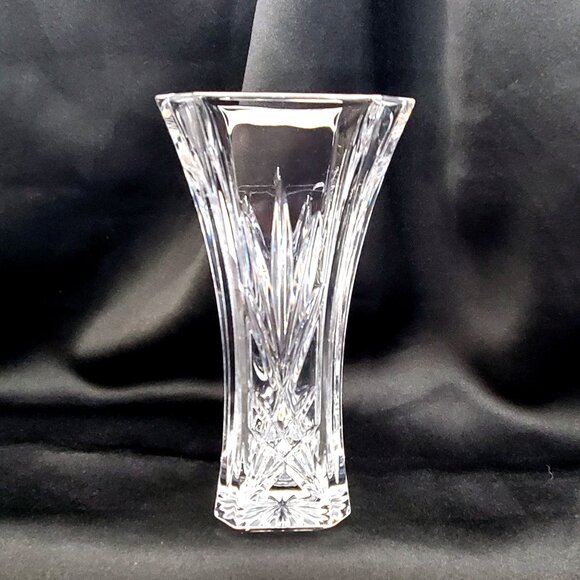 VTG Waterford Marquis Florence Court Crystal Vase 6" Tall Elegant Cut - Picture 1 of 9